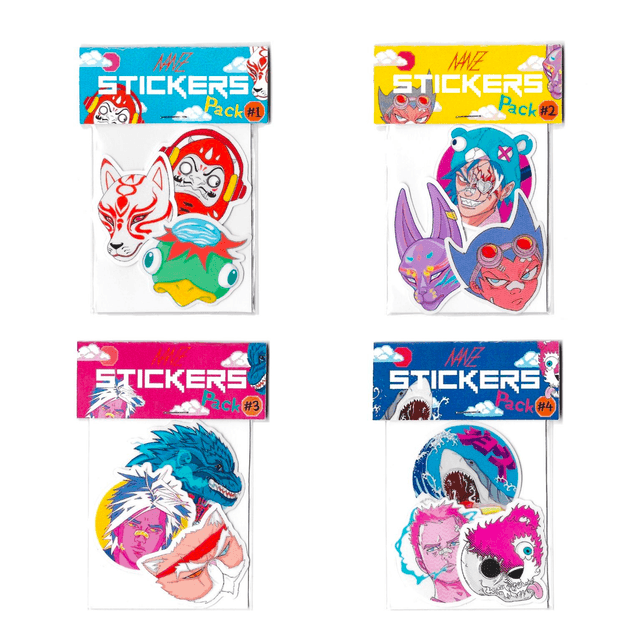 STICKERS PACK X4